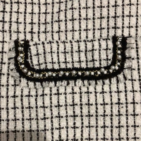 Floerns Tweed Short Sleeve Shift Tunic Dress - Picture 5 of 7